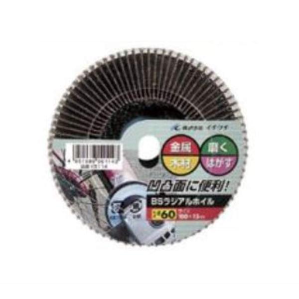 【商品概要】金属の表面研磨、塗料はがし、木工研磨にペーパーが直立しているので空冷効果が高く、目詰まりしやすい素材に適しているサイズ(mm)直径×穴径:125×22.2粒度:60最高使用回転数:11000r.p.m.【商品説明】説明金属の表面...