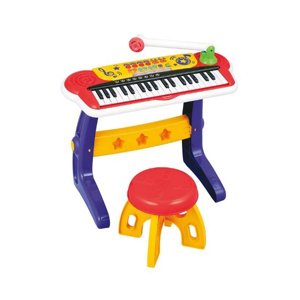 【商品概要】対象性別 :男女共用対象年齢 :3歳から電池種別 :アルカリ単三電池:3本使用(別売り)電池は別売りのため別途ご購入ください。主な製造国 :中国安全基準 :STマーク【商品説明】説明商品紹介37鍵盤で4和音! イスが付いた、スタ...