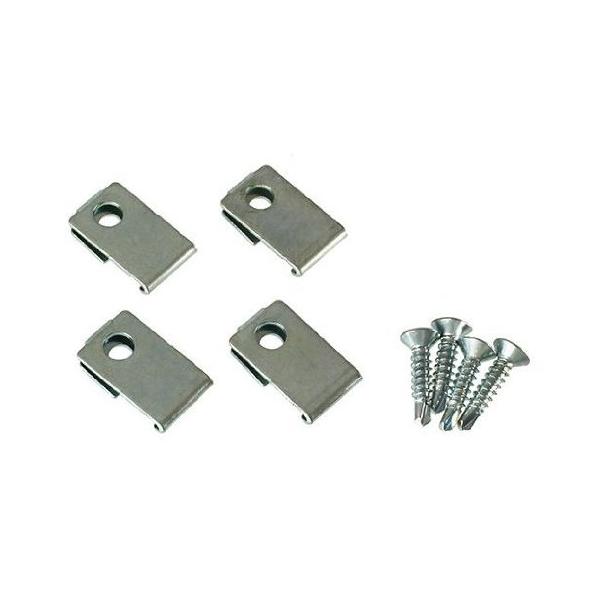 【 ご注意：ご購入後の当店からのメールを必ずご確認ください 】【商品概要】入数:4個入カラー:シルバー【商品説明】●【用途】カーテンレール用パーツ。●【機能・特徴】スリムカーテンレールの専用パック部品です。●ハイロジックの天井ブラケット 4...