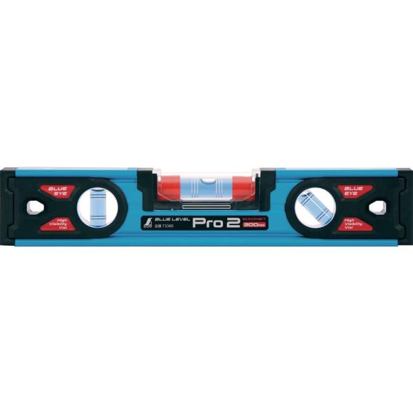 シンワ測定(Shinwa Sokutei) ブルーレベル Pro2 300mm マグネット付 73380