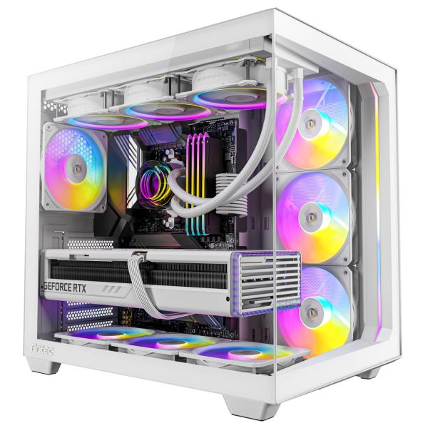 【特価セール】Antec PCケース ピラーレス Constellation C Antec PCケース ピラーレス Constellation C5 ARGB White : Rainbow