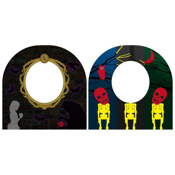 ハロウィン 顔出しパネル 魔法の鏡 ガイコツ 2枚セット Yfhpanel 010 レインボーオフィス Web Shop 通販 Yahoo ショッピング