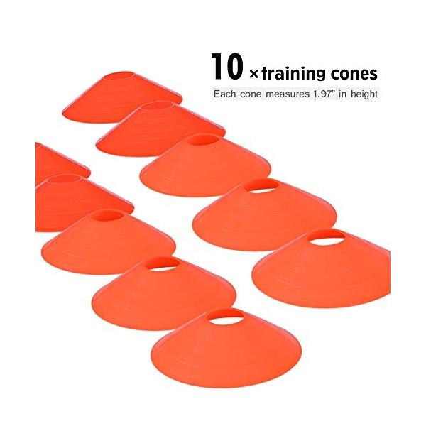 トレーニングラダー スピードラダー マーカーコーン カラーディスクコンー セット トレーニング用品 サッカー フットサル バスケットボール フィジカル Rainbowbookclub Org