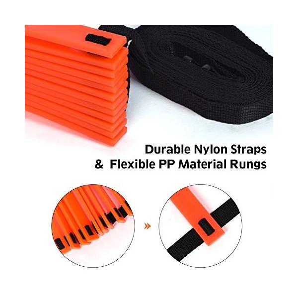 トレーニングラダー スピードラダー マーカーコーン カラーディスクコンー セット トレーニング用品 サッカー フットサル バスケットボール フィジカル Rainbowbookclub Org