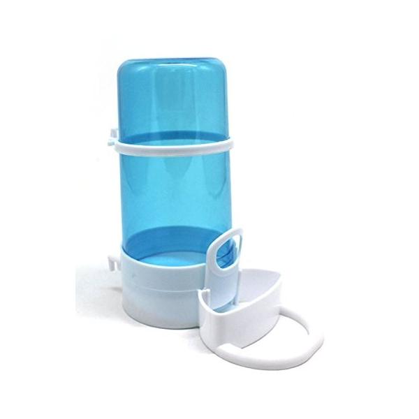 Nysh 自動給餌器 給水器 えさ入れ ハムスター 小鳥 小動物用 ケージ固定 水飲み エサ入れ容器 Apaproduction Fr