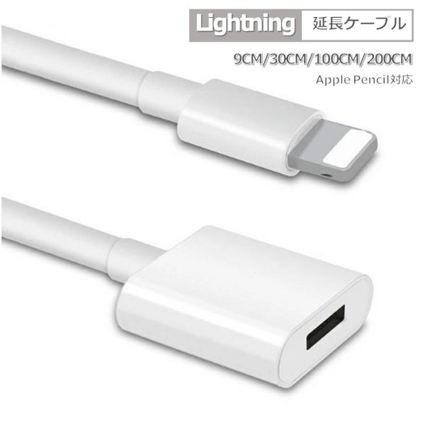 Lightning ケーブル 延長ケーブル 急速充電 データ転送