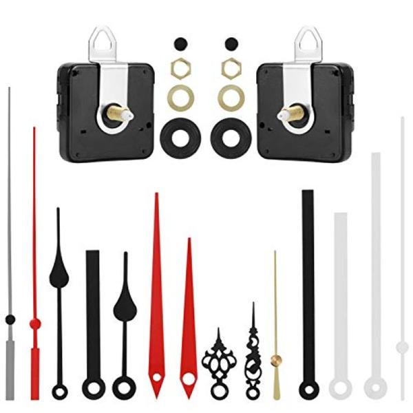 【商品名】　Yorkereynom 時計 2枚セット ムーブメント 手作り 掛け時計用 時計きっと 時計シャフト 時計キット時計補修パーツ DIY 交換★★ラッピングについて★★当店ではラッピングは承っておりません。ご了承くださいませ。★★...