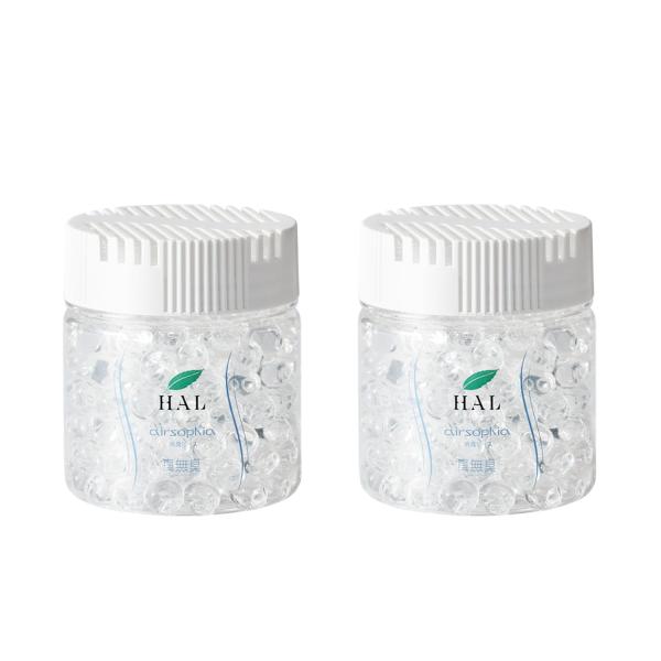 【商品名】　ハル・インダストリ 消臭 無香料 ビーズ (本体 140g × 2個) タバコ ペット臭 トイレ 下駄箱 車内 置き型★★ラッピングについて★★当店ではラッピングは承っておりません。ご了承くださいませ。★★サイズ・カラーの指定に...