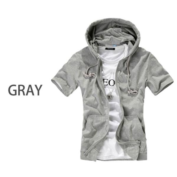 半袖 ジップアップパーカー メンズ スウェット 無地 トップス 薄手 シンプル コットンフライス カラフル レディース T27 M便 Buyee Buyee Japanese Proxy Service Buy From Japan Bot Online