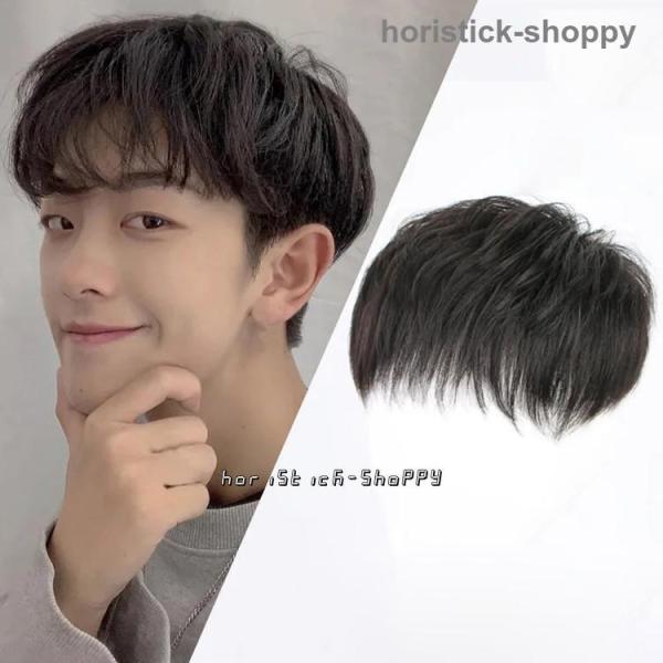 【品名】：メンズウィッグ【カラー 】：全1色【ネットサイズ】：S (16×18CM)            M (18×20CM)【素材】：人毛100％【産地】：中国Sanwafashionの検索ワード：ウィッグ ロング ショート　フルウィ...