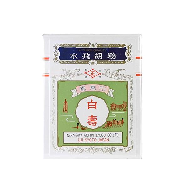 ナカガワ胡粉 日本画用絵具 鳳凰 水飛胡粉 白壽印 500g