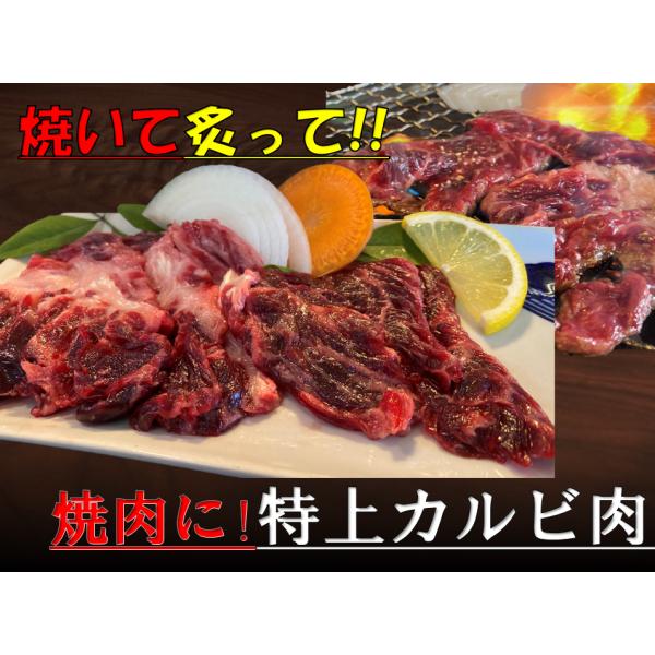 ニタリくじらの特上カルビ肉です！(刺身でも美味しいので、刺身用スライスのご用意もあります！)脂の乗ったこの肉は、焼けばジュージュー煙を立てて、食べたらやみつき間違いなしです！しかも脂はくじらならではのオメガ3サラサラ系！脂気たっぷりなのに牛...