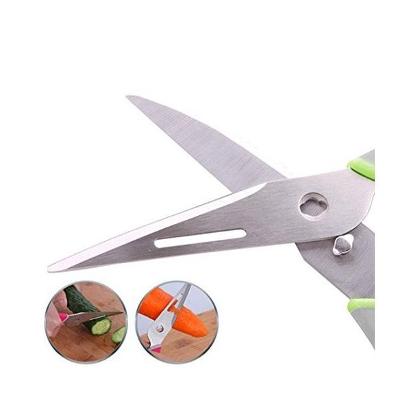 キッチンバサミ 多機能ハサミ 万能ハサミ 分解可能のハサミ ステンレス製 マグネットケース付き グリーン 215g Buyee 日本代购平台 产品购物网站大全 Buyee一站式代购 Bot Online