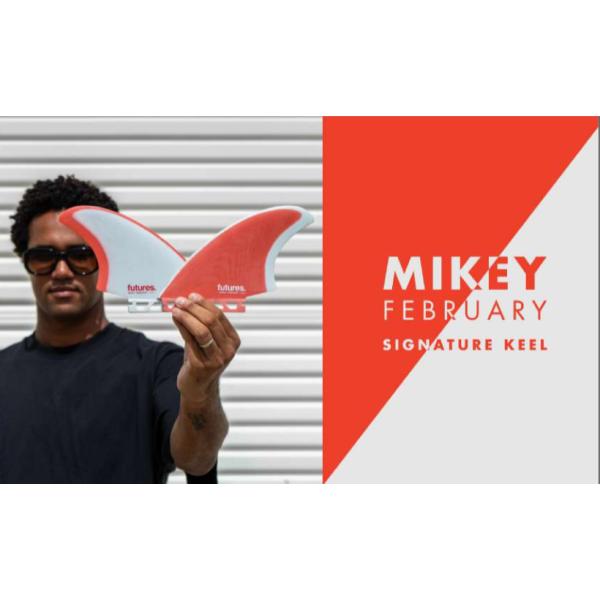 FIBER GLASS MIKEY FEBRUARY KEELMikey February シグネチャー キール フィンは、フィッシュ系のスタイルのボードでのパフォーマンスを向上させるように設計されています。キール フィンの特徴であるホール...