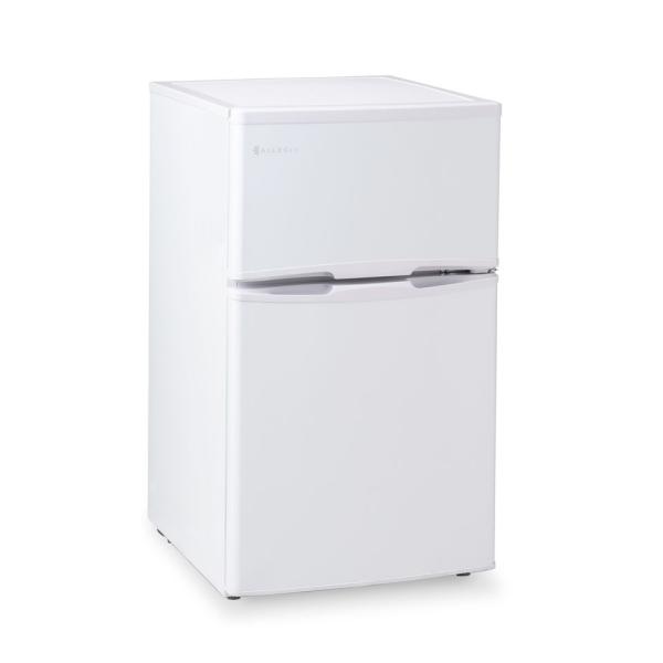 冷蔵庫 一人暮らし 収納 小型 2ドア 97L スリム ミニ 冷凍室 静か 新生活 備蓄 買い溜め AR-BC97-NW アレジア ALLEGiA