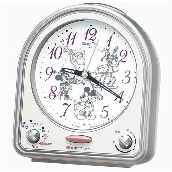 セイコー FD486S メロディ目覚まし時計 ディズニー ミッキー＆フレンズ SEIKO