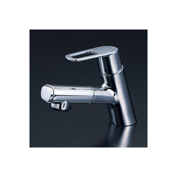 【未使用品】シングルシャワー付き混合水栓　KVK FSL210DEFT KVK 【FSL210DEFT】 シングルシャワー付混合栓（eレバー） яж