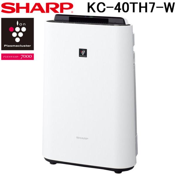 【本日発送可能】新品未開封　SHARP加湿空気清浄機KC-40TH7-W シャープ 加湿空気清浄機 KC-40TH7W SHARP 空気清浄器
