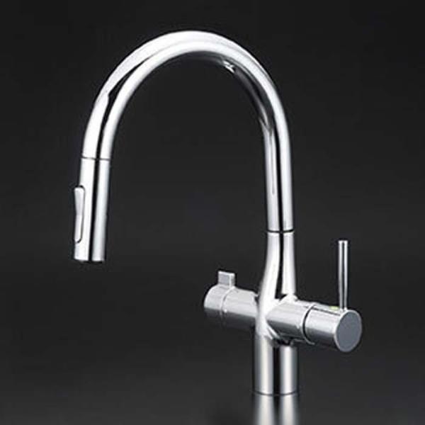 楽天市場】《あす楽対応》KVK 浄水器付シングルレバー式シャワー