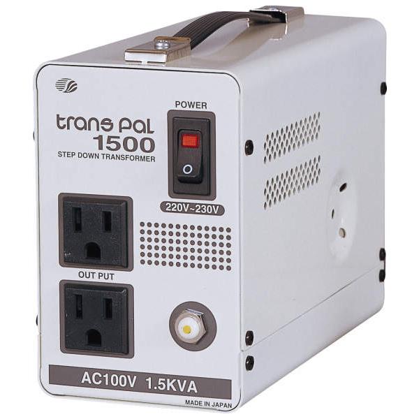 ◆メーカー:日動工業 NICHIDO◆品名:海外用トランス ◆品番:PAL-1500EP (PAL1500EP)◆スペック等については日動工業公式ホームページをご参照くださいませ。