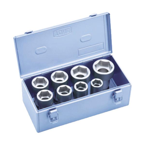 TONE（トネ） TONE NV608L インパクト用ロングソケットセット(メタル