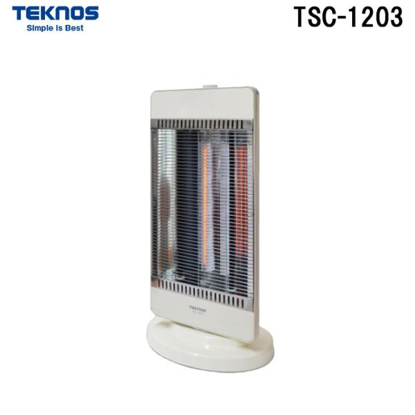 テクノス TSC-1203 コンビヒーター1200W ホワイト 暖房 防寒 TEKNOS TEKNOS（テクノス） TSC-1203 コンビヒーター1200W ホワイト 暖房 防寒
