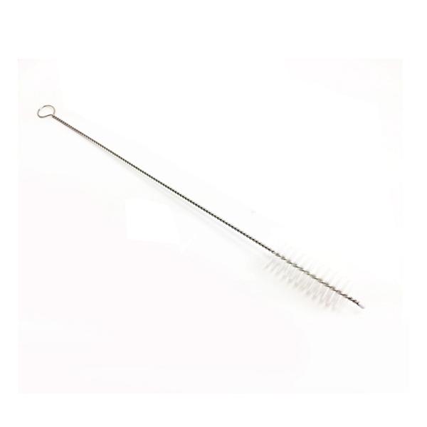 『ステンレス製ストロー』を長く清潔にお使いいただくためのクリーニングブラシです。ブラシ自体はナイロン製、それ以外の部分はステンレス製です。