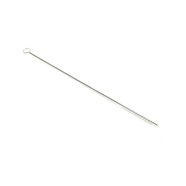 『ステンレス製ストロー』を長く清潔にお使いいただくためのクリーニングブラシです。ブラシ自体はナイロン製、それ以外の部分はステンレス製です。