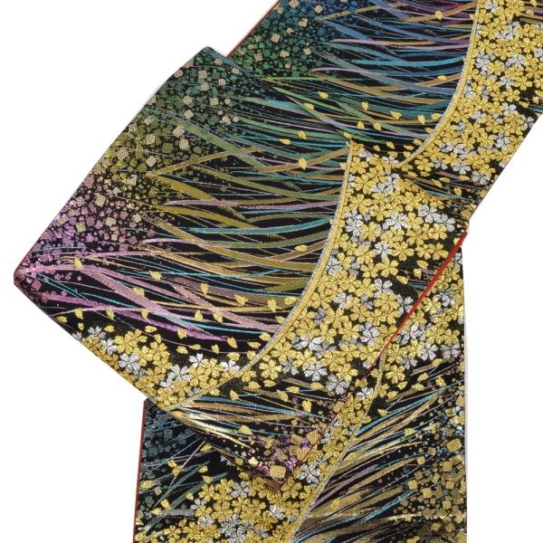 正絹 西陣袋帯 フローラ・六通 : 楽市きもの館 - 通販 - Yahoo