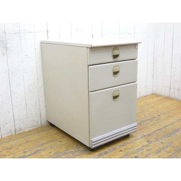 LION・デスクワゴン・中古品・鍵なし・ファイルワゴン・142666 