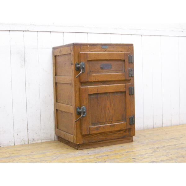 木製冷蔵庫 昭和レトロ