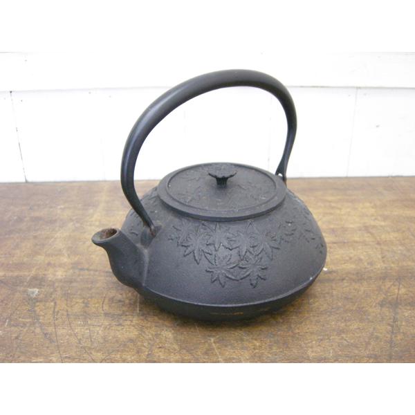 南部鉄器・CH-IH対応・紅葉紋・鉄瓶・工芸品・145006 : リサイクル