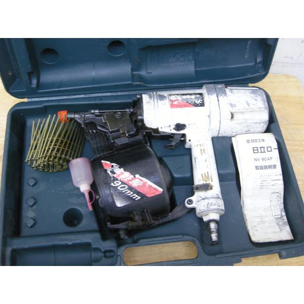 HITACHI・日立・90mm・ロール釘打機・NV90AP・中古品・146357 