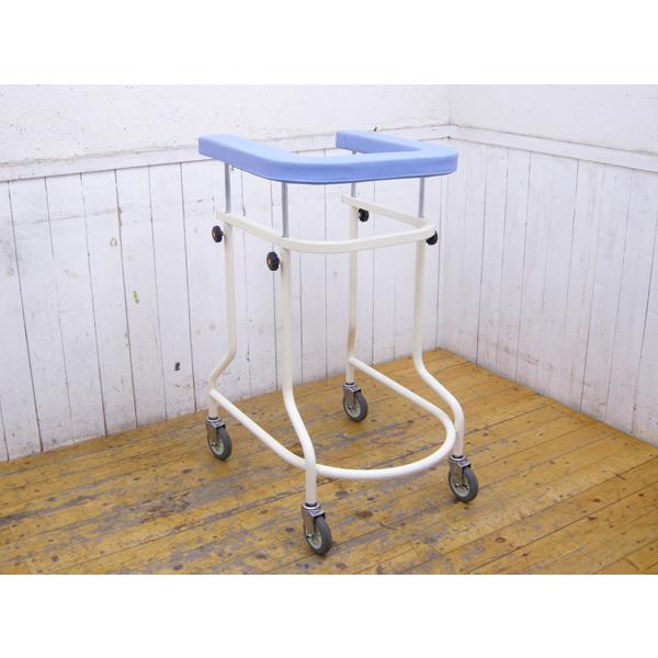 中古】 歩行器 アルコー （水色）