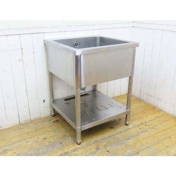 1槽シンク・W60cm・流し台・業務用・中古品・149564 1槽シンク・W60cm・流し台・業務用・中古品・149564