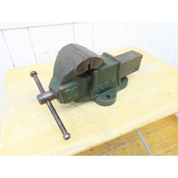 NBK 100mm リードバイス 万力 金工 ナベヤ HINODE 金工 箱万力 リード