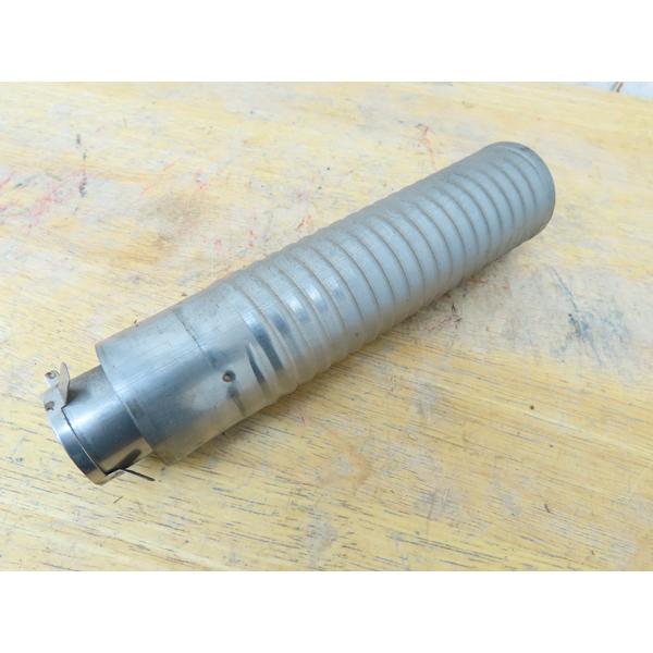 コロナ・FF式ストーブ用・排気トップ延長アダプター・全長22ｃｍ直径5ｃｍ・中古品・151897
