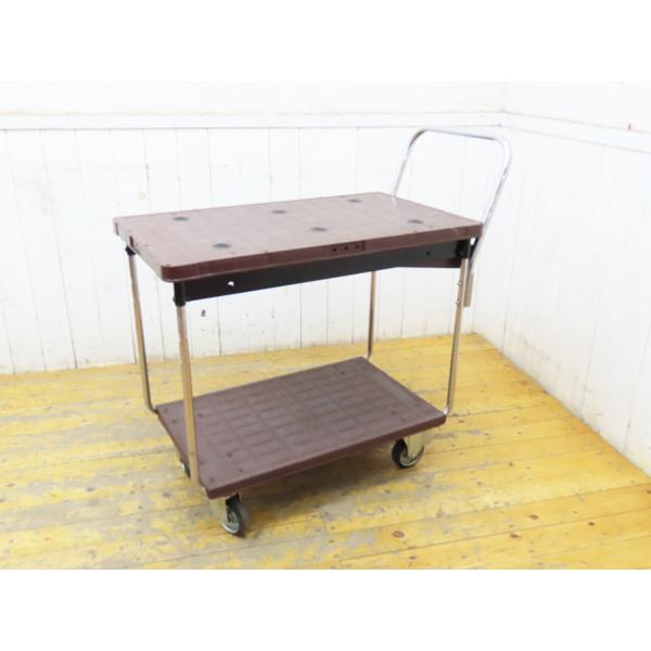 オカムラ・カット台・Tタイプ・2段運搬台車・中古品・152416 