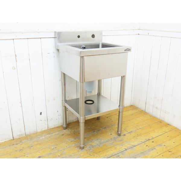 TENPOS　テンポス製　1槽シンク　流し台　W45cm　中古品　153382