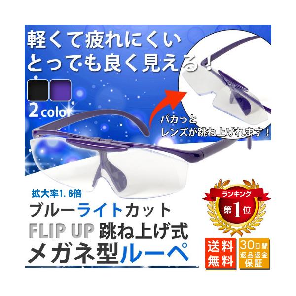博士 研究者 技術者 細かい仕事する方 おすすめ 跳ね上げ式、クッキリ見えるルーペメガネ 新発売キャンペーン価格です。「もうちょっと大きく見えたら読みやすいのに」「もうちょっと大きく見えたら作業しやすいのに」「でもテレビで売ってるルーペは高...