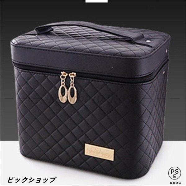 カラー：ブラック、ピンク、ローズ、レッド、シルバーサイズ：24cm*20.5cm*17.5cm素材:PU 防水メイクボックス 鏡付き 大容量 コスメボックス化粧台 バニティケース コスメ ギフト 軽量 ソフトタイプ コスメボックス メークボ...