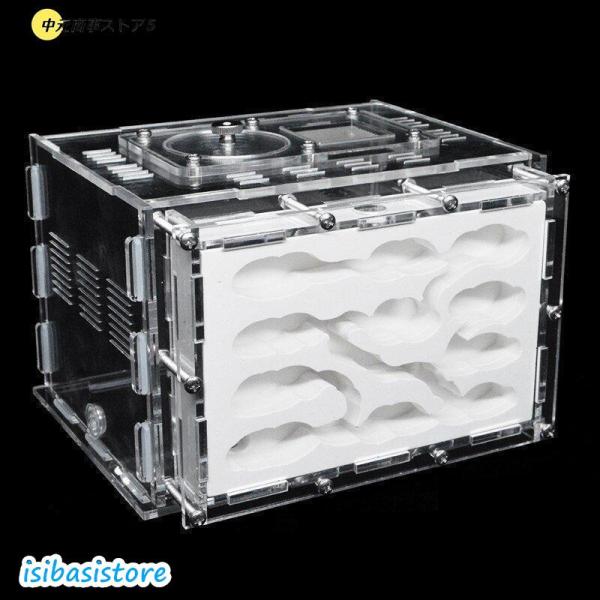 ■商品詳細タイプ：石膏巣サイズ：Sサイズ：8.5 * 9 * 7.5※Lサイズ、Mサイズも販売しております！素材：石膏+アクリル通知：アリなしのアリ農場のみ。特徴1.湿潤材料として石膏を使用することは、生きているアリに最適です。2.湿気が巣...