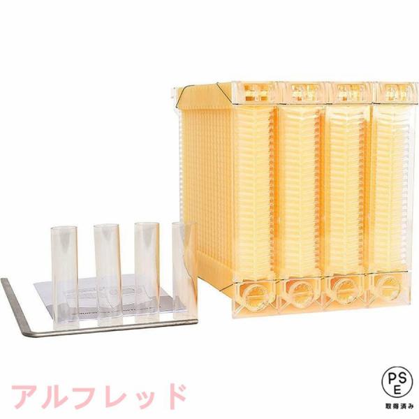 ミツバチ 巣箱 蜜蜂巣箱 4/7個 フローハイブ 蜂巣 巣脾 巣礎 巣枠 ミツバチ巣 自流蜜蜂巣 採蜜器 蜜蜂飼育 ミツバチ飼育 自動ハチミツ採取  養蜂器
