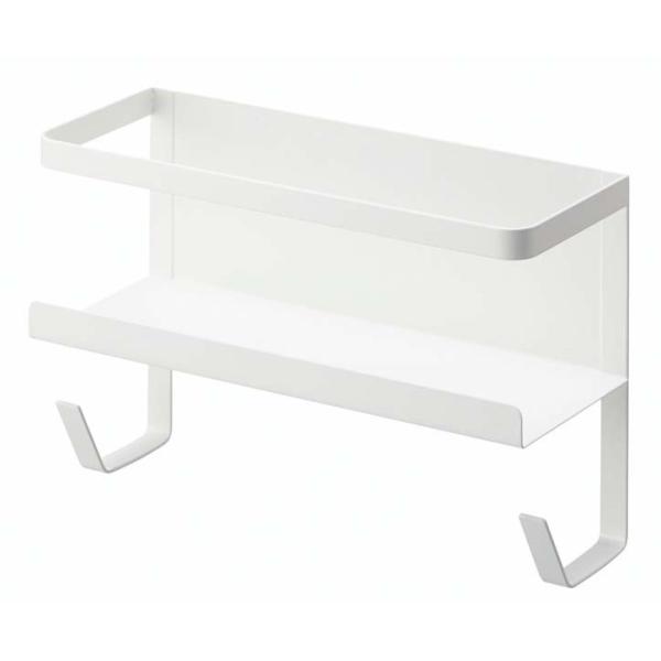 ◆メーカー:山崎実業◆品名:ホースホルダー付き洗濯機横マグネットラック プレート ホワイト◆品番:4771◆強力マグネットで洗濯機の側面に簡単取り付け。置き場所に困る給水ホースや洗濯用洗剤・小物などを洗濯機の側面に一括収納！◆商品サイズ:約...