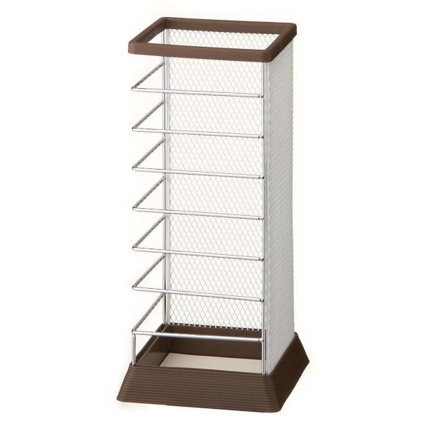 ◆メーカー:山崎実業◆品名:山崎実業 カサタテ×チェンジ 角型 MR-VR◆品番:6183◆サイズ:約21×21×46cm◆本体重量:約1.2kg◆品質表示:本体:スチール（粉体塗装・クロームメッキ） 口蓋・台座=ポリプロピレン マット=合...