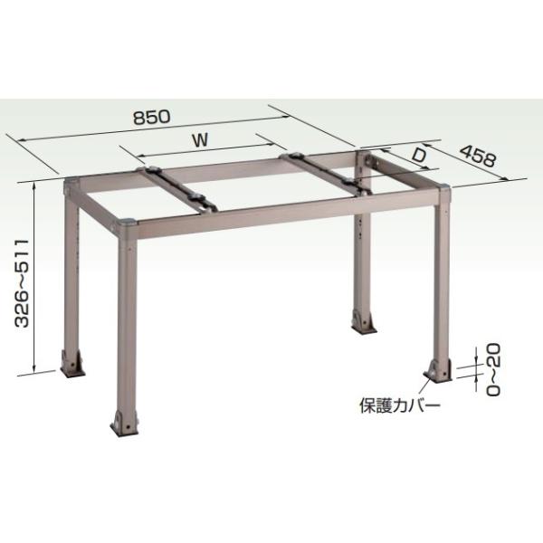 オーケー器材 アルミキーパー 高置台 K-AH85H (K-AH85Gの後継品) オーケー器材 アルミキーパー 高置台 K-AH85H (K-AH85Gの後継品) : 住