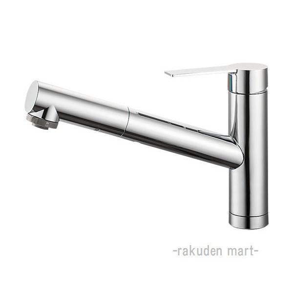 SANEI シングルワンホールスプレー混合栓 K87501JV-13 (水栓金具 SANEI シングルワンホールスプレー混合栓 K87501JV-13 (水栓金具