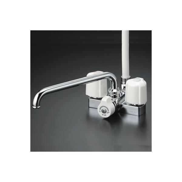 KVK デッキ形2ハンドルシャワー KF12E (水栓金具) 価格比較 - 価格.com