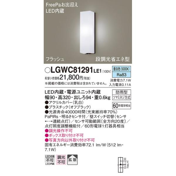 () pi\jbN LGWC81291LE1 LED|[`Cg60`F Panasonic