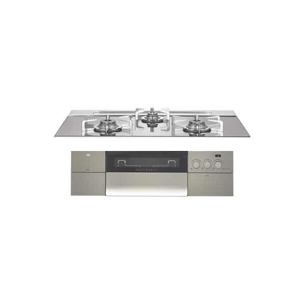 ノーリツ N3S15PWASSTEC-LP ビルトインガスコンロ PROGRE プログレ 3口コンロ 幅75cm プロパンガス用 NORITZ (代引不可) (法人限定) rakurakumarket_n3s15pwaskstesc-lp